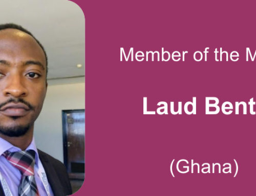 Member of the month for August 2021: Laud Bentil