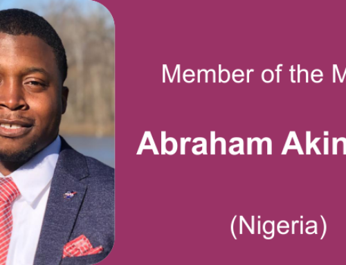 Member of the month for September 2021: Abraham Akinwale