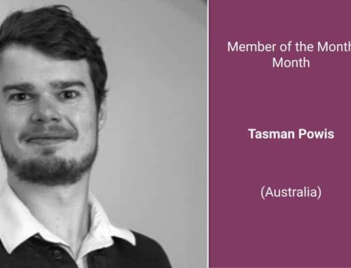 Member of the Month for April 2022: Tasman Powis