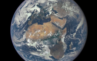 View of Africa from space