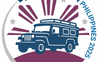 11th AP-SGW logo, jeepney on top of Mars, with sun rays and three stars